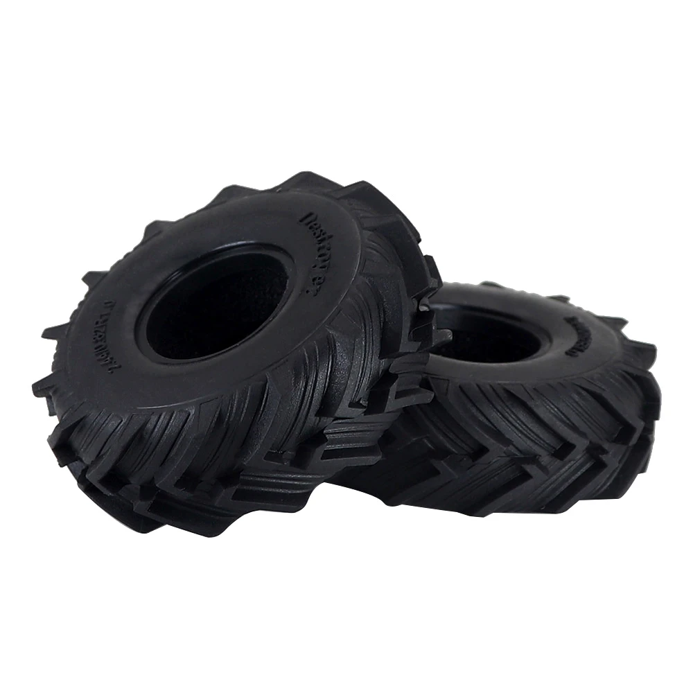 Pneumatici a grana grossa da 1.0 pollici 61x21mm 1/24 Rc Crawler Truck Parti di automobili per Axial Scx24 Catenaccio Axi0001 Gladiator 1/18 Traxxas Trx4m