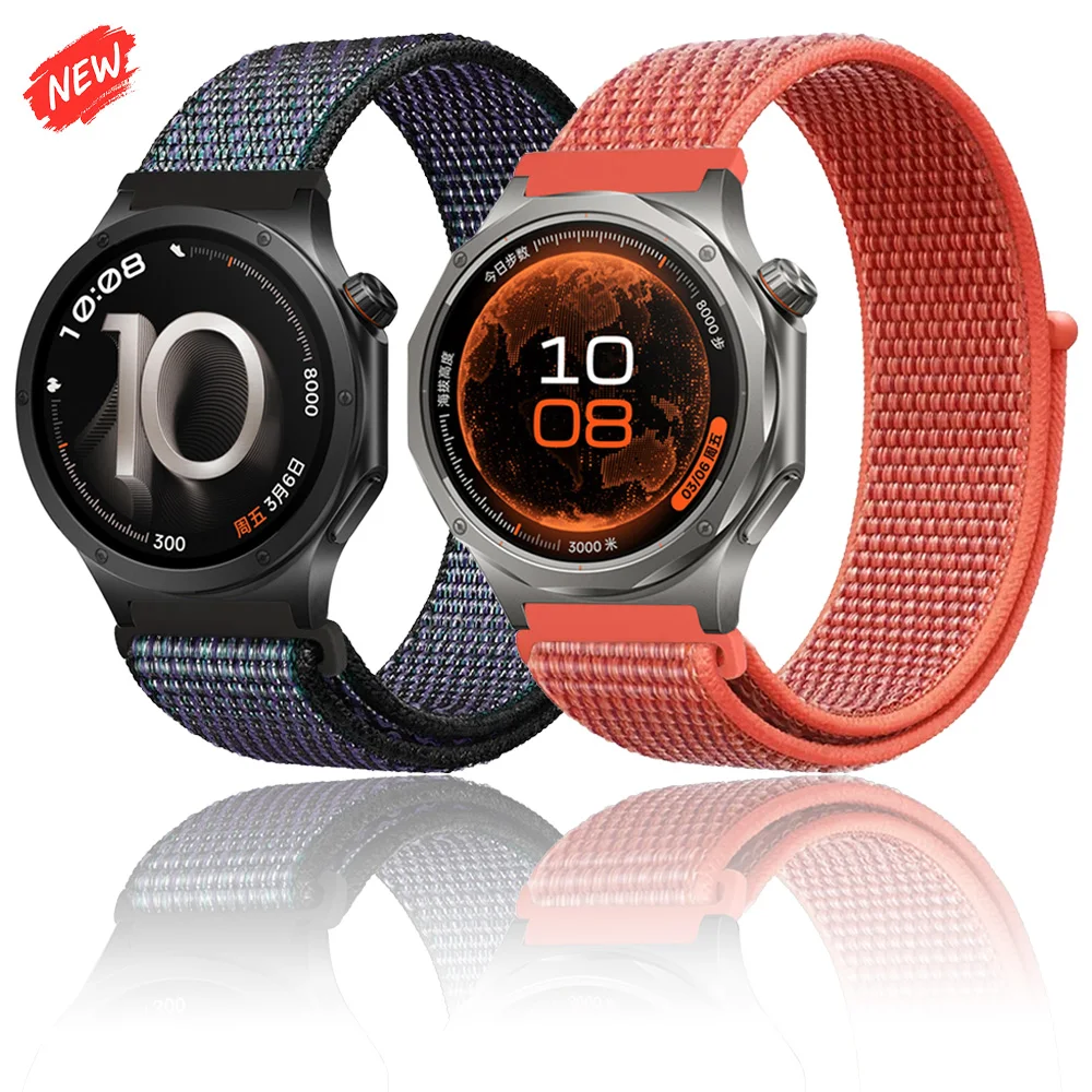 20/22mm Nylon Loop Strap For Oneplus Watch 4/3/2/Lite Official Breathable Bracelet OPPO Watch X3 X2 X Redmi Watch 5 Active/Lite