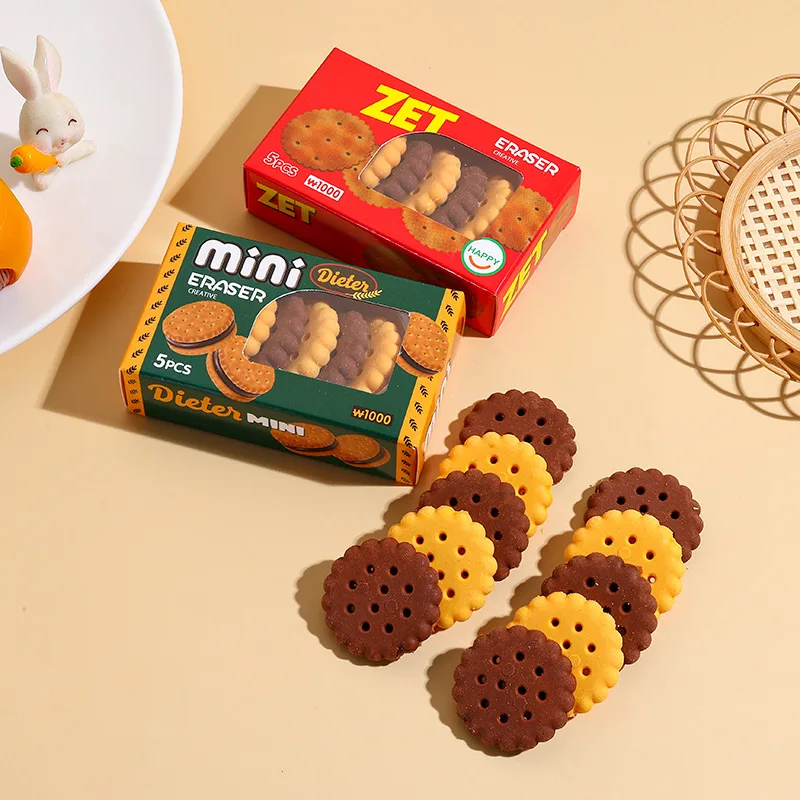 Cartoon-themed fun snacks, erasers, and creative cookie and chocolate-shaped treats – wholesale for elementary school students a