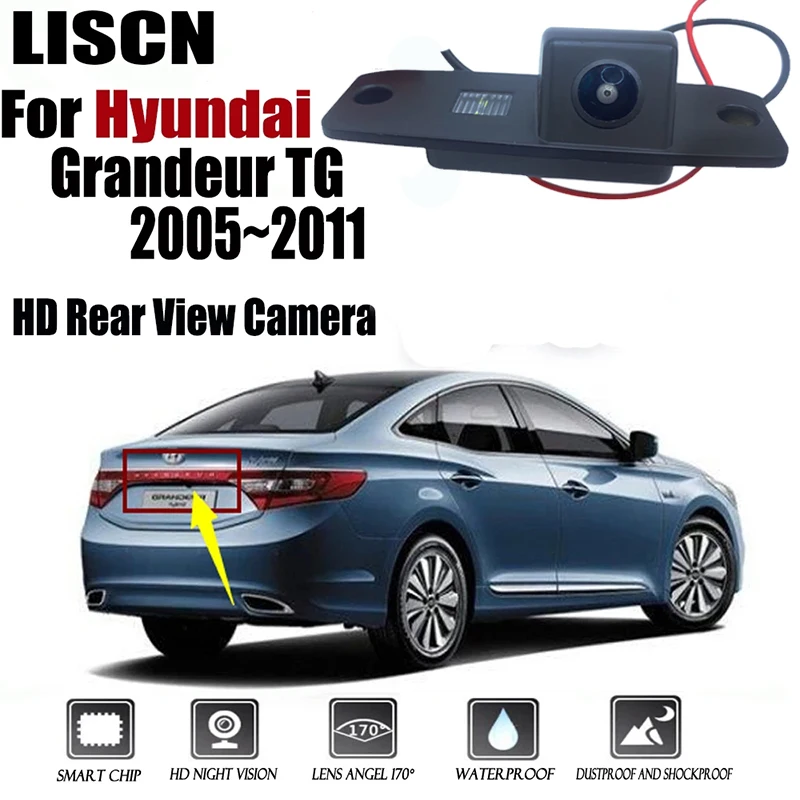 

Reversing camera For Hyundai Grandeur TG 2005~2011 Instead of Original Factory License plate camera / RearView Camera