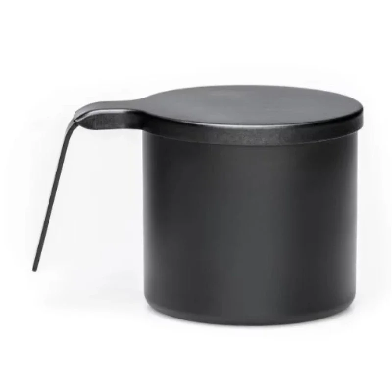 Pure titanium water cup outdoor camping rainbow color healthy portable folding handle picnic cup ocean teacup kitchen tableware