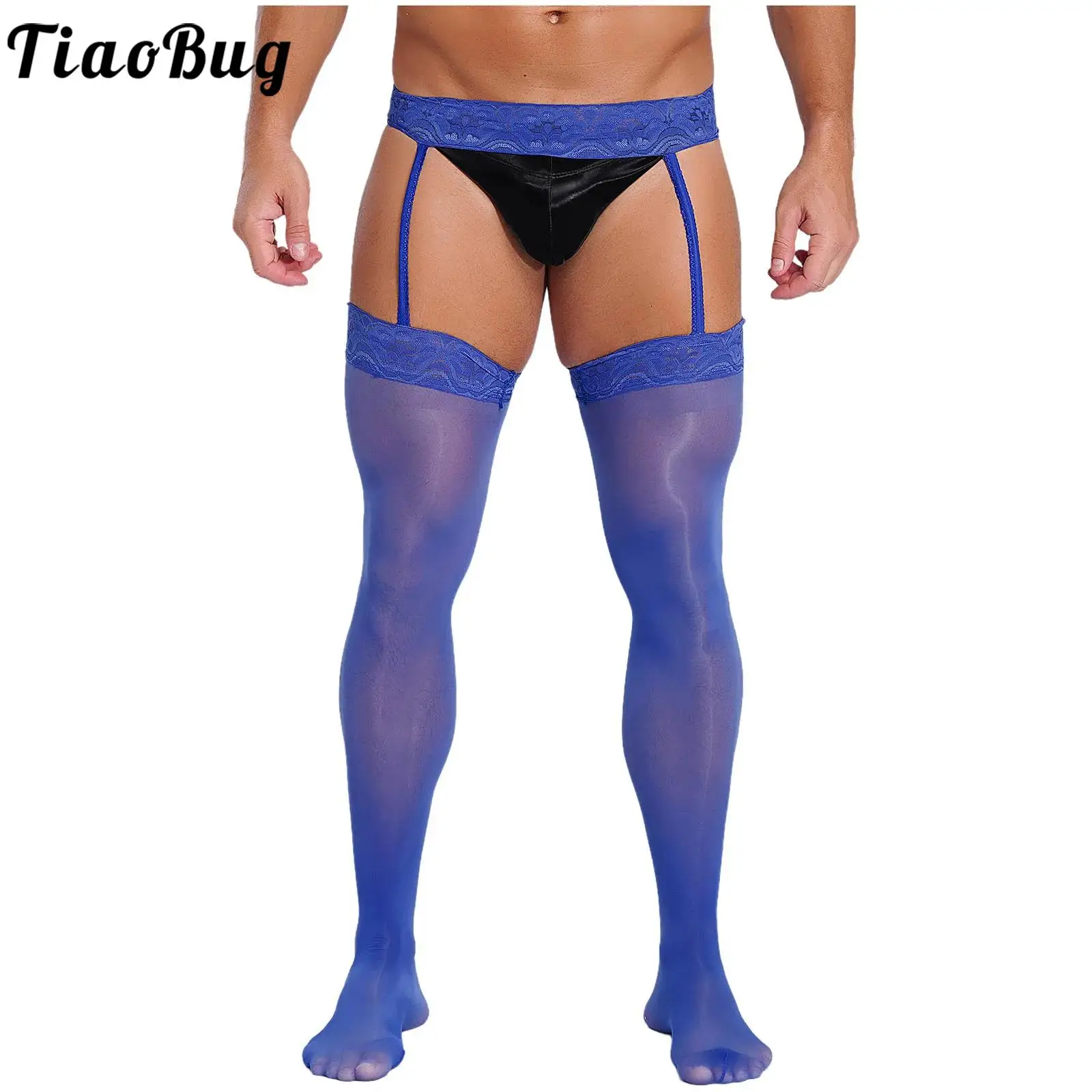 

Sexy Suspender High Tight Stocking Ultra Thin Pantyhose Low Rise Erotic Tights No Crotch Leggings Men Lingerie Sissy Underpants