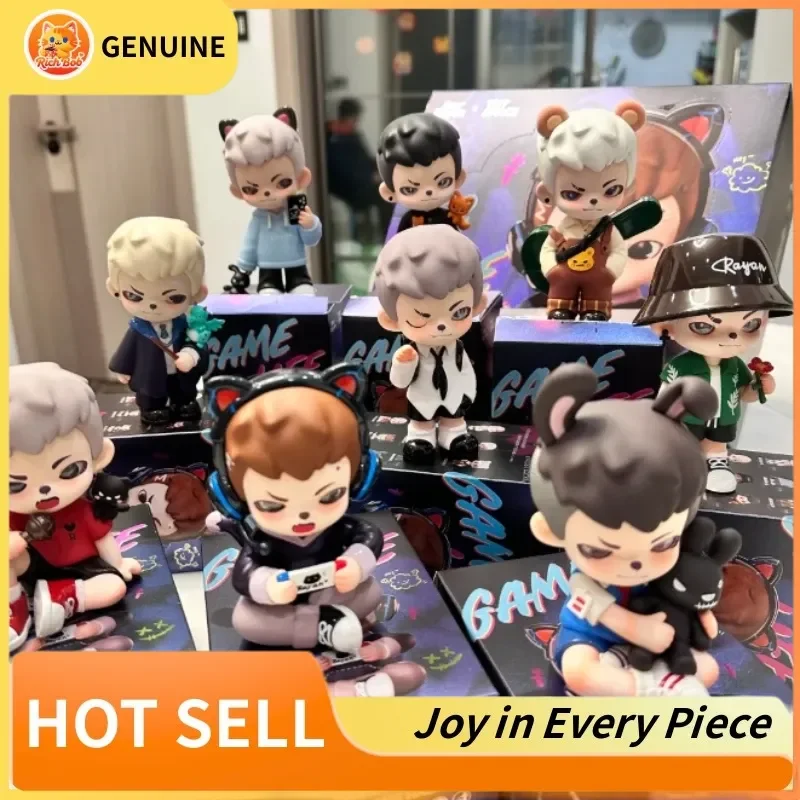 

Подлинная серия Rayan Game Life, слепая коробка, одинокий мальчик, ролевая игра, дизайнерская фигурка, модный сюрприз, настольное креативное издание, подарок для ребенка