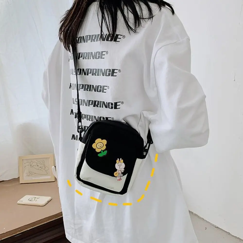 Durable Nylon Mini Shoulder Bags Cute Small Satchel Handbags Little Girls