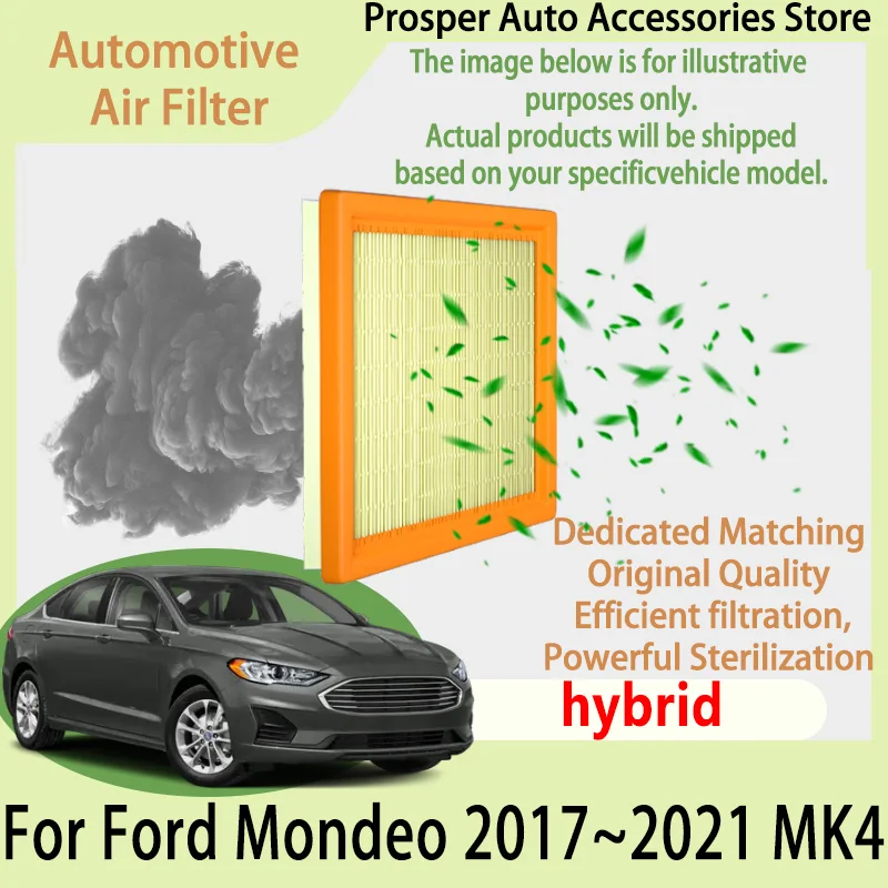 

Cars Engine Air Filter Car Parts Air Intake Element For Ford Mondeo 2017~2021 2020 MK4 2.0 L Carbon Cabin Filter Kit Auto Spare