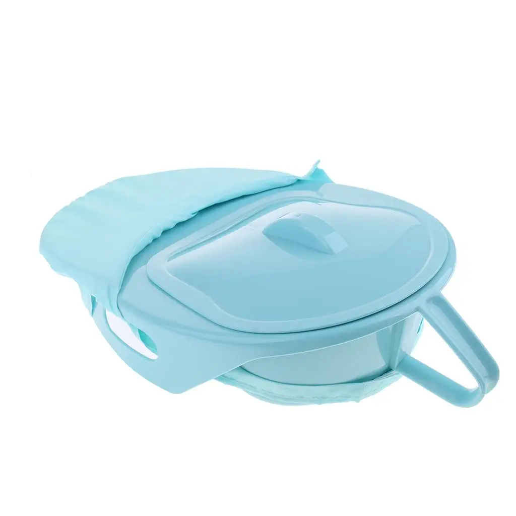 Cuidado Personal portátil PP cepillo de limpieza de colcha juego de almohadillas de algodón sartén de cama ancianos mujeres hombres adultos herramientas de ayuda para incontinencia