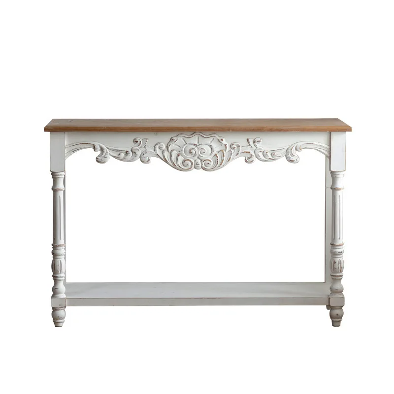 

French entrance entrance shelf subsidiary door end view table, homestay small apartment living room bedroom dressing table