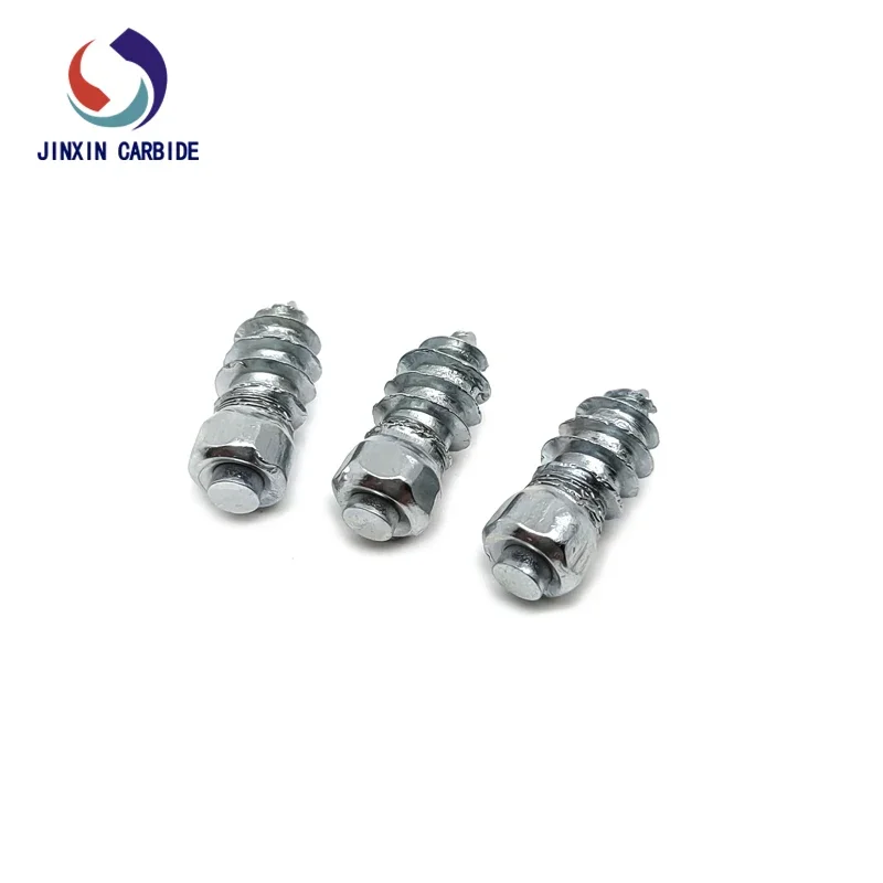 1000pcs JX6*6-H15 & JX6*6-H18 Winter Screw Studs for Car Four Tires Snow Spikes Wheel Use