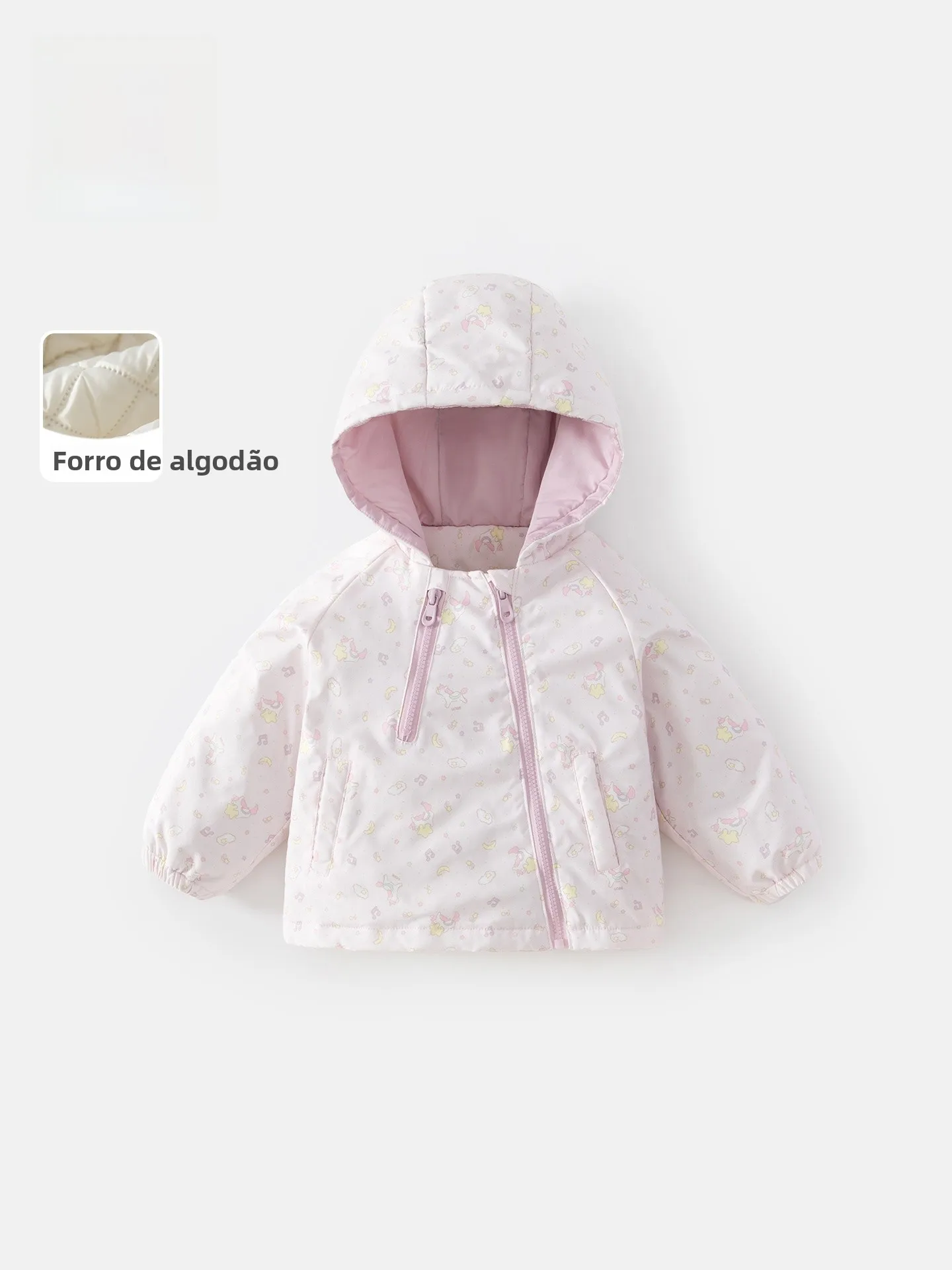 princess-style-autumn-winter-jacket-for-girls-with-hood-warm-polyester-fiber-zipper-closure-cartoon-print-long-sleeve-coat