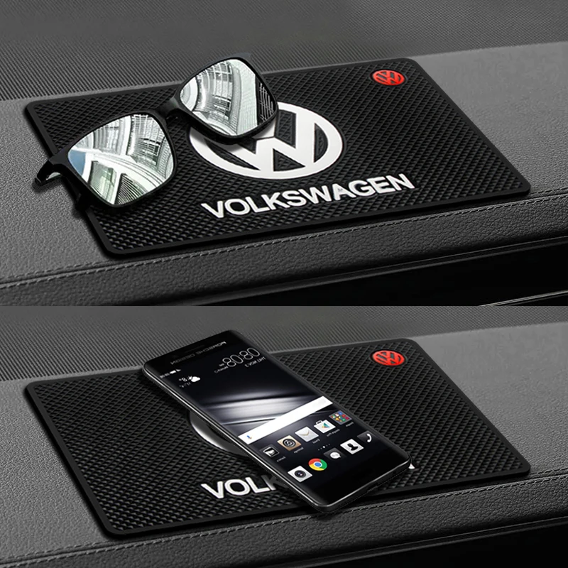 1個入り-車用ダッシュボード滑り止めマット-スマホシリコンパッド-車用アクセサリー-vw-gti-ポロ-ゴルフ-ティグアン-パサート-アルテオン-トゥアレグ-cc-タイゴ用
