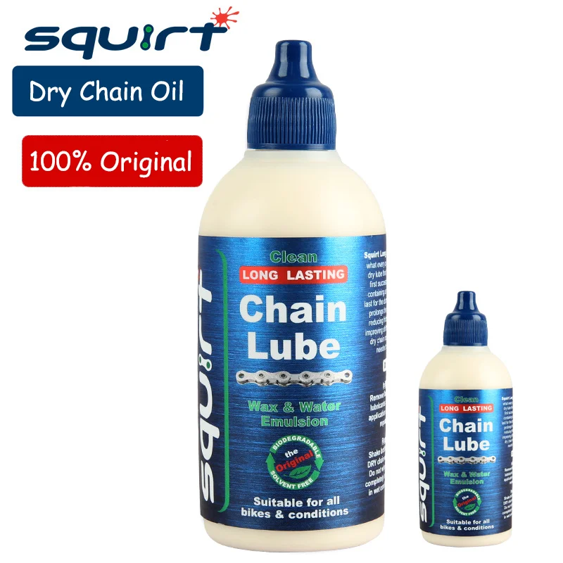 120ML Bicycle Chain Waxy Maintenance Oil Squirt MTB Road Bike Waxy Dry Chain Gear Oil Lube Chain Fork Flywheel Bike Accessories