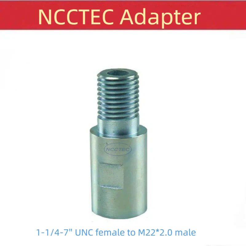 

M22*2.0 adapter connector 1-1/4-7'' UNC female to M22*2.0 male for diamond drill machine which has 1-1/4-7'' male thread