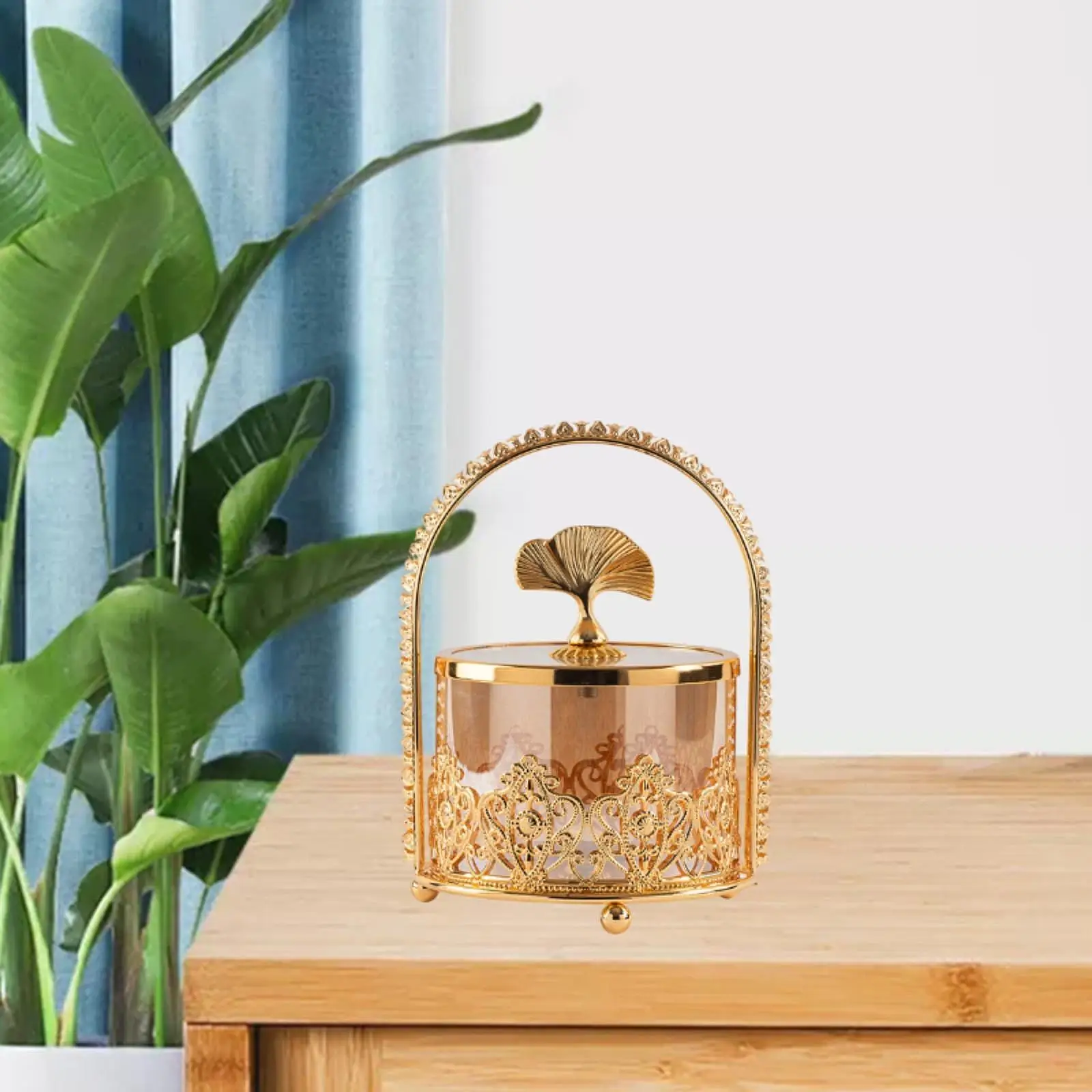 Tarro de dulces, joyero, recipiente para comida, contenedor de aperitivos para dulces, té, hogar