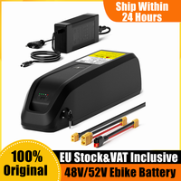 EU Stock Hailong Electric Bike Battery 35A BMS 48V 15/20/25AH 52V 20AH 21700 Cell Downtube Battery For 100W-1600W Motor EBike