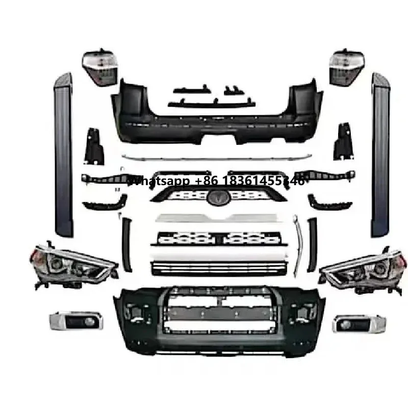 

New High Quality BLACK FRONT And REAR BODY KIT BUMPER 2018-2019 FACTORY