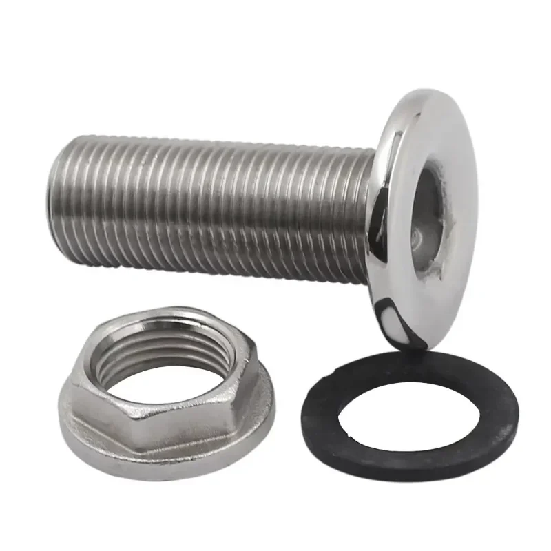 3/8’-3' Thru-hull Outlet Full Wire Spout 316 Intake Strainer Yacht Marine Hardware Water Drain,Hardware Fitting Accessories - Image 4