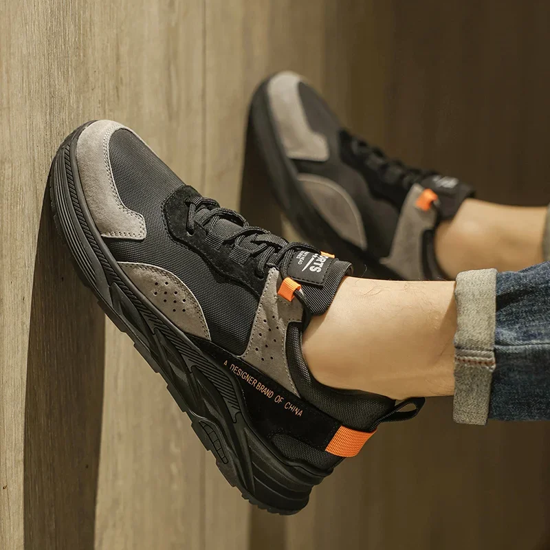 Męskie modne, sportowe buty na jesień i zimę, podwyższające, w stylu samurajskim, dla taty, trendy, odporne na ścieranie...