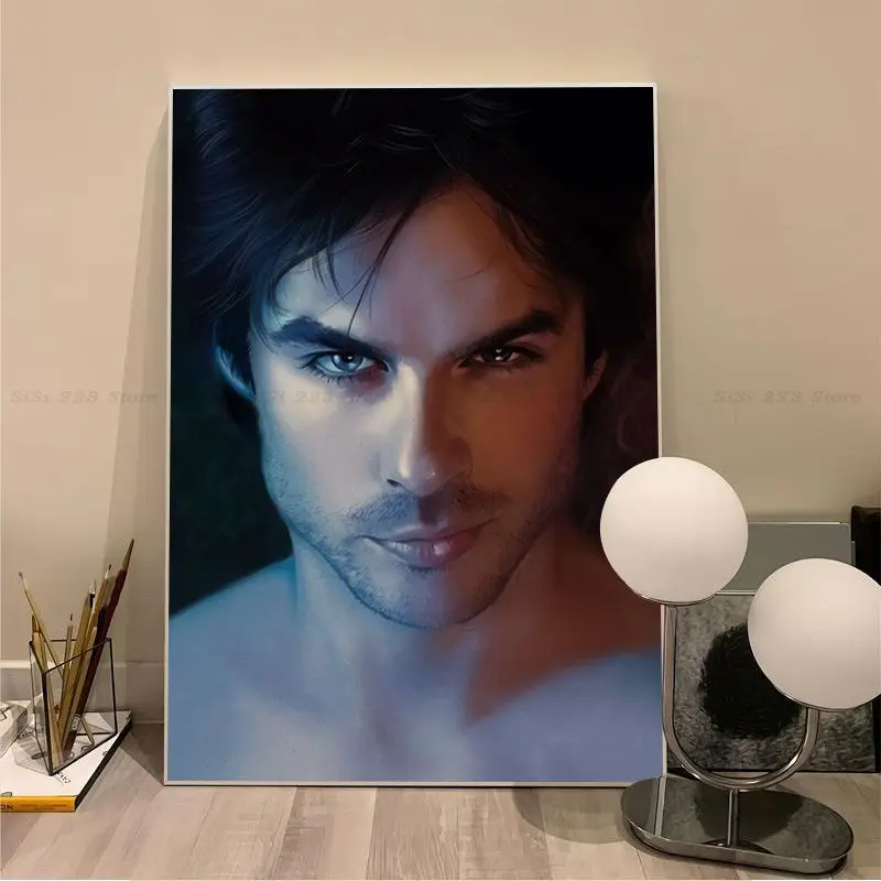 The Vampire Diaries Ian Somerhalde Classic Anime Poster Kraft Paper Prints And Posters Decor Art Wall Stickers