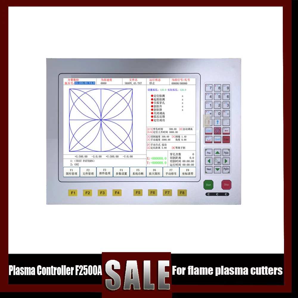 Newly Upgraded Fangling Flmc F2500a Plasma Cutting Control System For Cnc Flame Plasma Gantry Cutting Machine