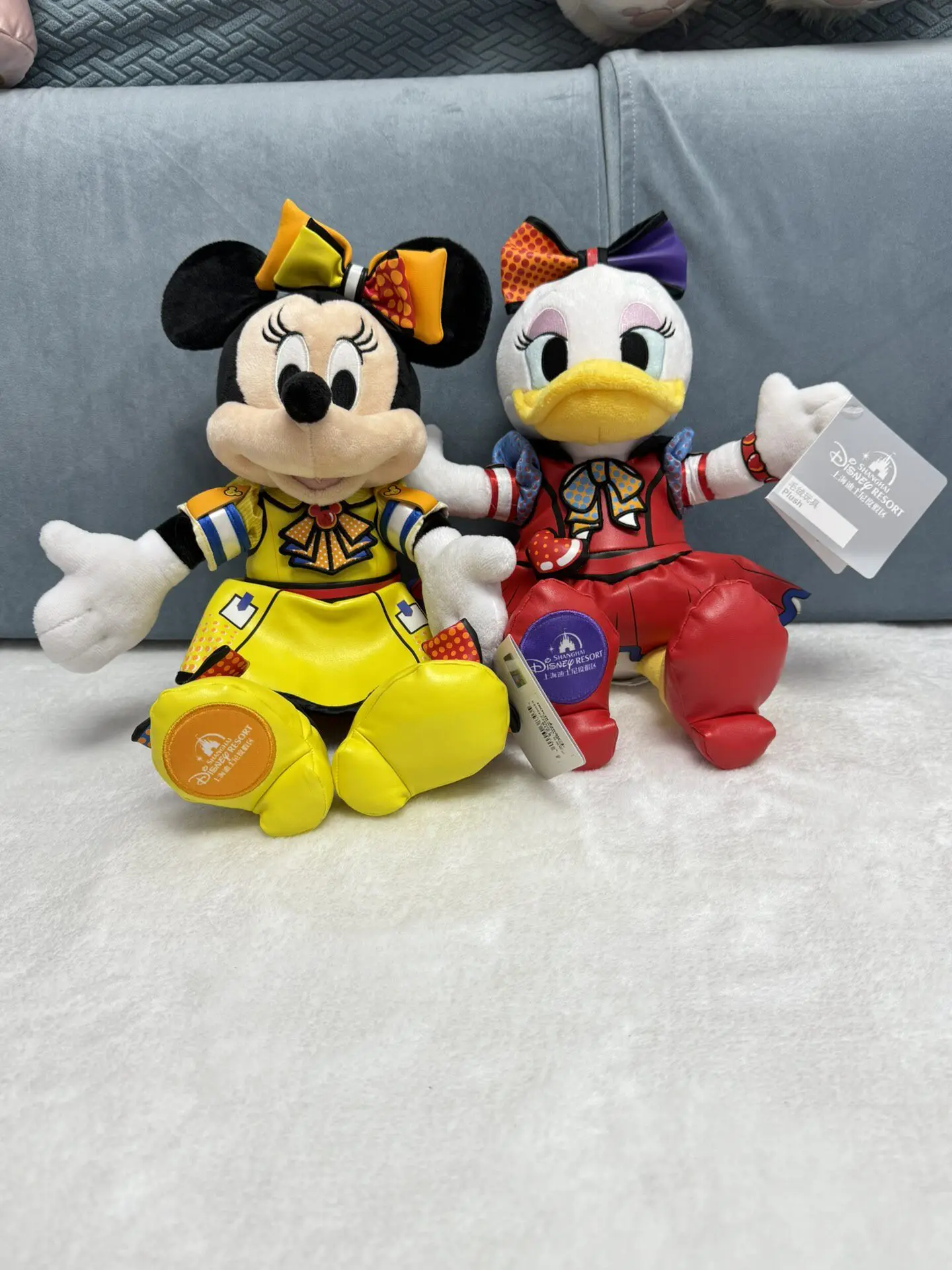 

Shanghai Disney Colorful Celebration Series Minnie & Daisy Plush Toys, Holiday Gifts, Travel Souvenirs