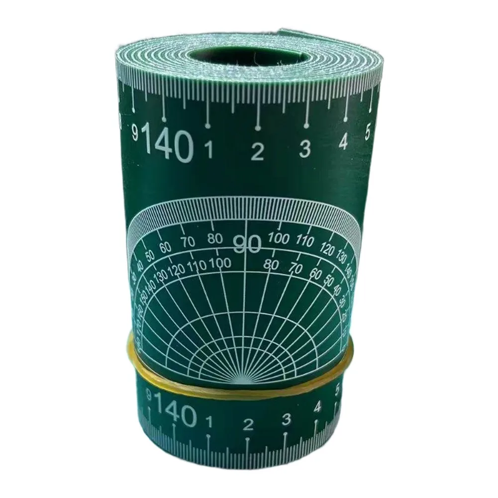 Pipe Measuring Tape Wrap Around Ruler For Pipe Diameter 1 To 6 Inch Fitting Trimming Tool Industrial Measurement Gauge Black