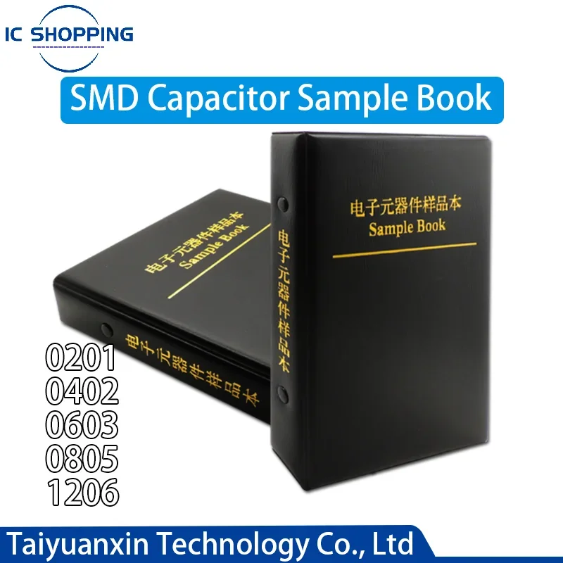 2250PCS~4000PCS SMD Ceramic Capacitor Assortment Kit Sample 0201 0402 0603 0805 1206 1pf~10uf 50~92 Kinds Capacitor Sample Book