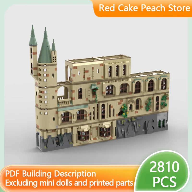 

Волшебный конструктор MOC: Замок из строительных блоков, многократно собираемый, модульный, технологичный, детский подарок на праздник, набор для сборки игрушек