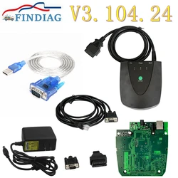 Module Green Double PCB Multi-Function Latest Version 3.104.24 HDS HIM USB RS232 For HONDA Diagnostic Module For Honda Interface