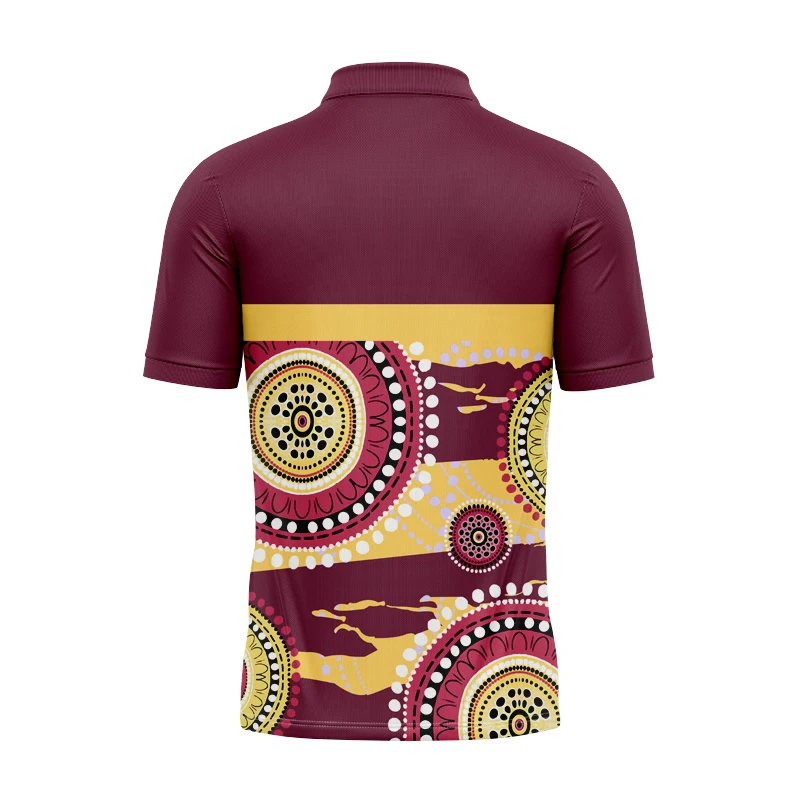 2024 Brisbane Mustang Indigenous Rugby jerseys-POLO