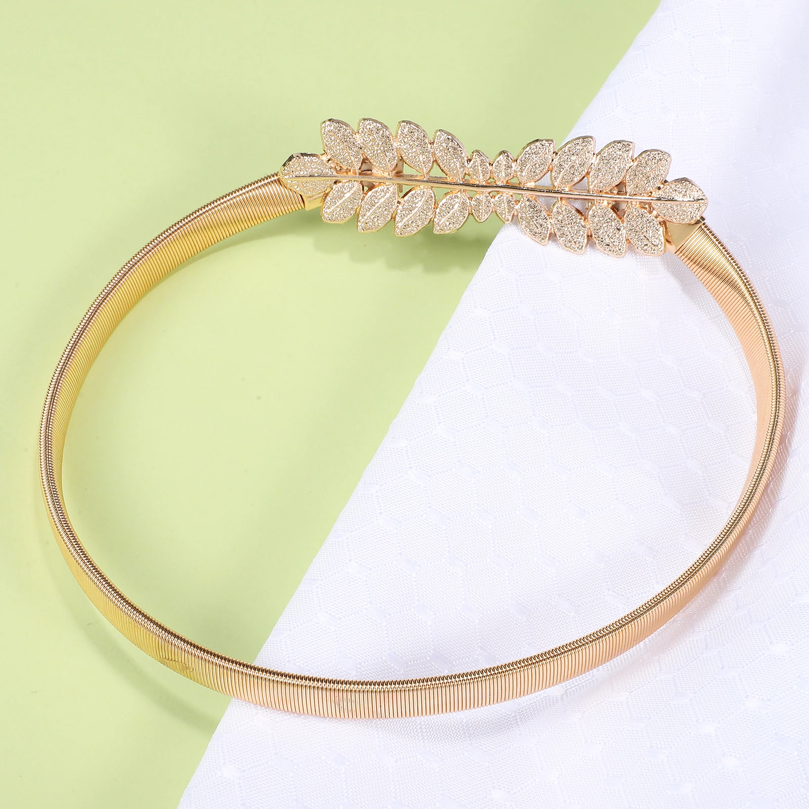

4 Pcs Curtain Buckle Tie Leaf Ties Backs for Drapes Tiebacks Rope Spring Set Curtains Metal