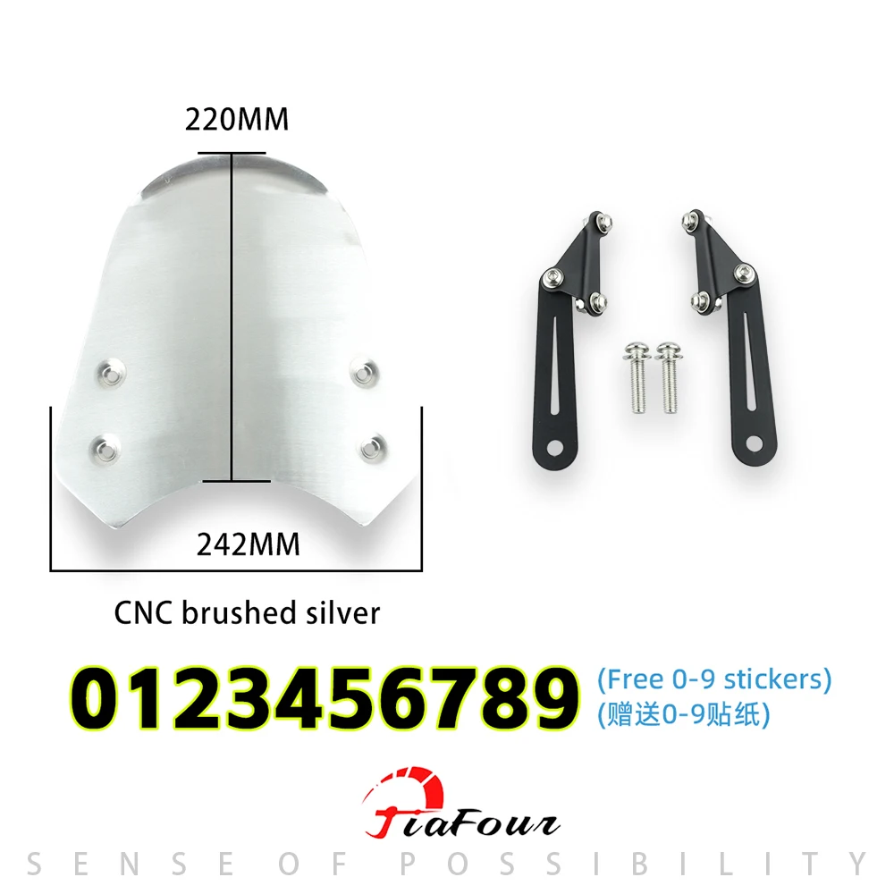 

Fit For Monkey 125 2018-2026 DAX125 ST125 DAX 125 ST 125 2022-2026 Motorcycle Windshield Windscreen Wind Deflectors