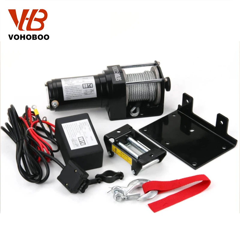 

Off Road Electric Winch 12V /24V 3000lbs 4500lbs 6000lb 10 Motor New Product 2020 Customized Provided Wire Rope Electric Hoist