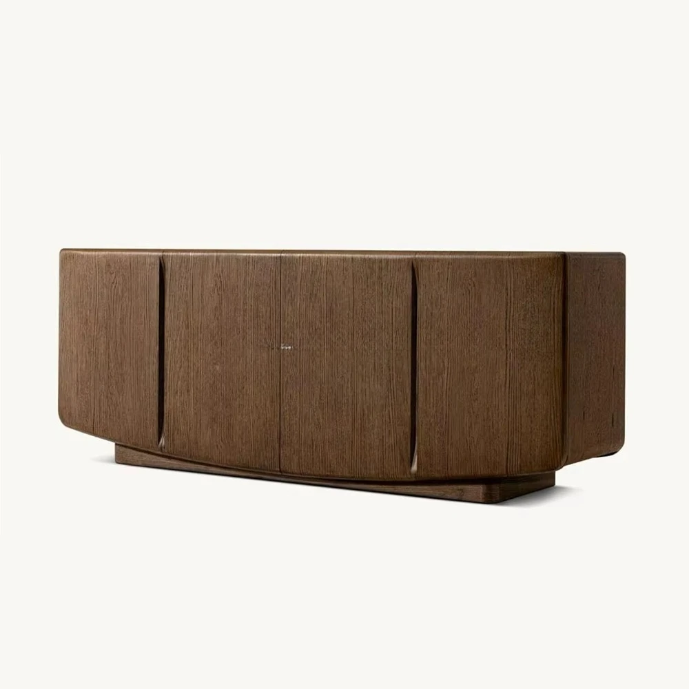 Luxury Modern Solid Oak Kitchen Sideboard Living Room Dining Room Farmhouse Buffet Cabinet Bathroom Buffet Cabinet