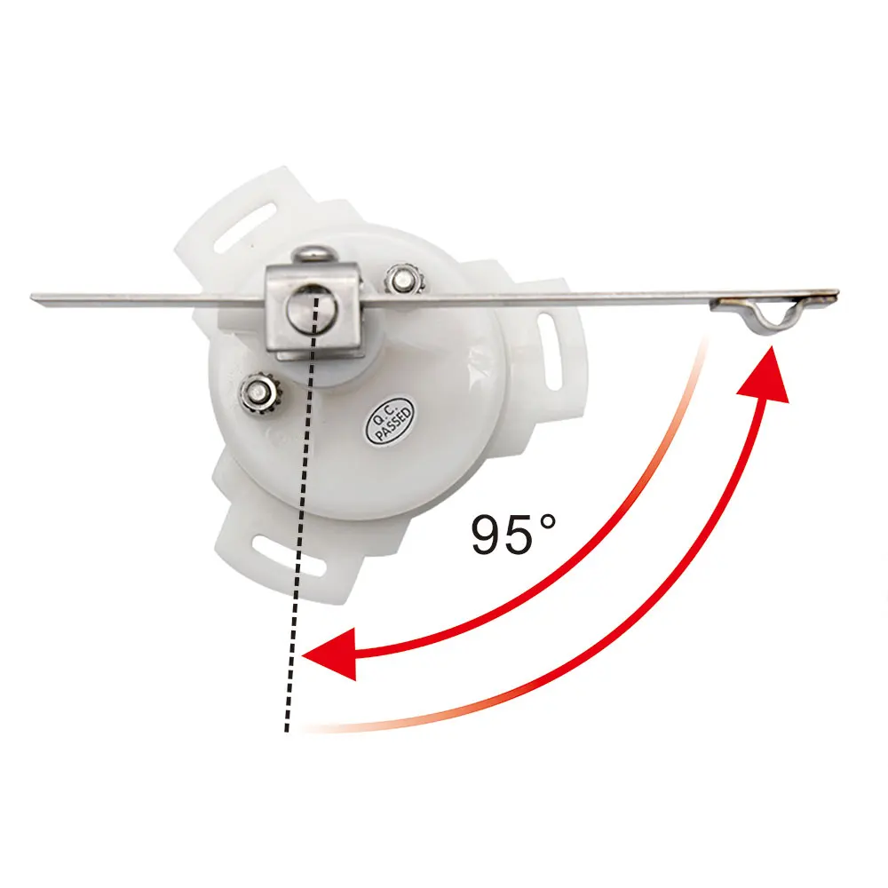 Indicateur d'angle de gouvernail pour bateau marin, capteur d'angle de gouvernail, lumière rouge, étanche IP67, 0-190 Ohm, 85mm