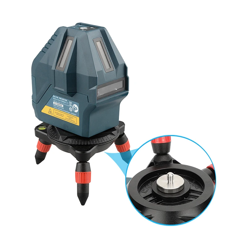 CAMVATE-Adaptador de tornillo macho de 5/8 "-11 macho a 1/4"-20 macho, plata, 1 piezas/2 piezas, para trípode, nivel láser BOSCH