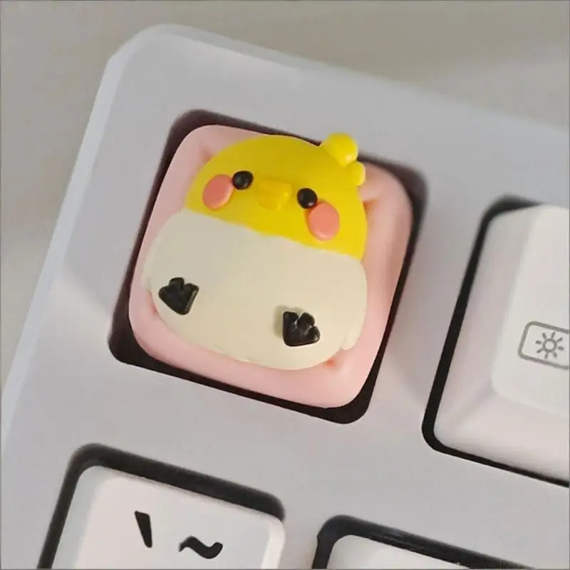 Parrots Artisans Mechanical Keyboards Creative Gamer Keyboards Keycaps for Office Decompression