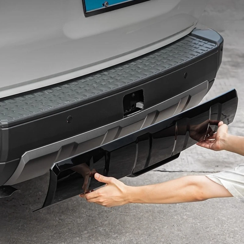 

For Toyota Prado LC250 2024 2025 Front Bumper Smoken Trim Strips ABS Anti-collision Front Grille Protective Cover Accessories