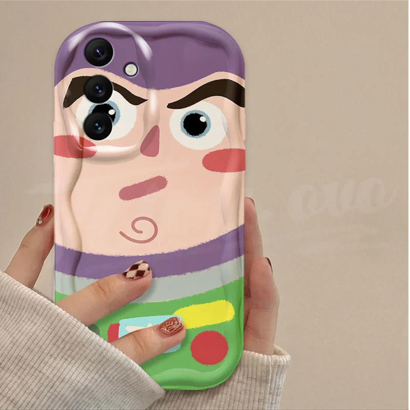 Capa de silicone para Disney Toy Story, Lotso Olaf, TPU para Samsung Galaxy A12, A22, A32, A52, A52S, A72, A11, A21S, A31, A51, A71, A20, A30, a50