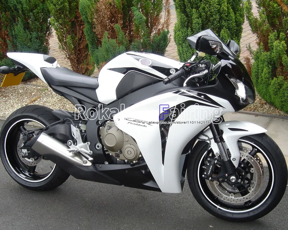 

For Honda 08 09 10 11 CBR1000RR Fireblade 2008 2009 2010 2011 White Black Motorcycle Fairing Kit (Injection molding)
