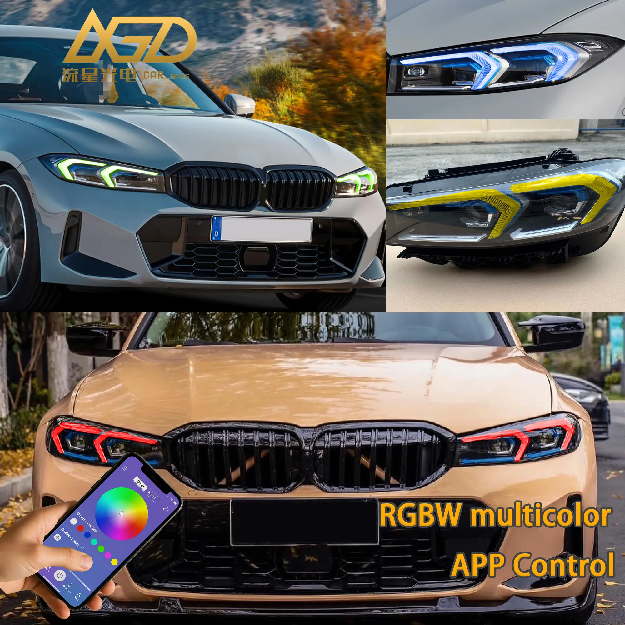 

RGBW DRL Boards For BMW G20 G21 G28 3 Series 2023 2024 Fits LASER Headlights EU Version