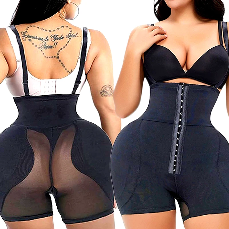 

Padded Hip Enhancer Bodysuits Shapewear Waist Trainer Body Shaper Fake Buttock Butt Pads Underwear Fajas Colombian Girdle Corset