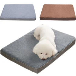 Dog Bed Mat with Zipper Remolvable Pet Mattress for Dog Sleeping Mat Washable Dog Mattress Pet Pad Cushion for Small Medium Pet
