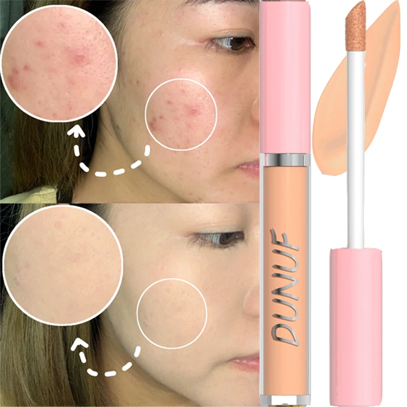 Waterproof Liquid Concealer Stick Foundation Cover Acne Spots Dark Circles Moisturizer Orange Green Face Contour Cream Cosmetics