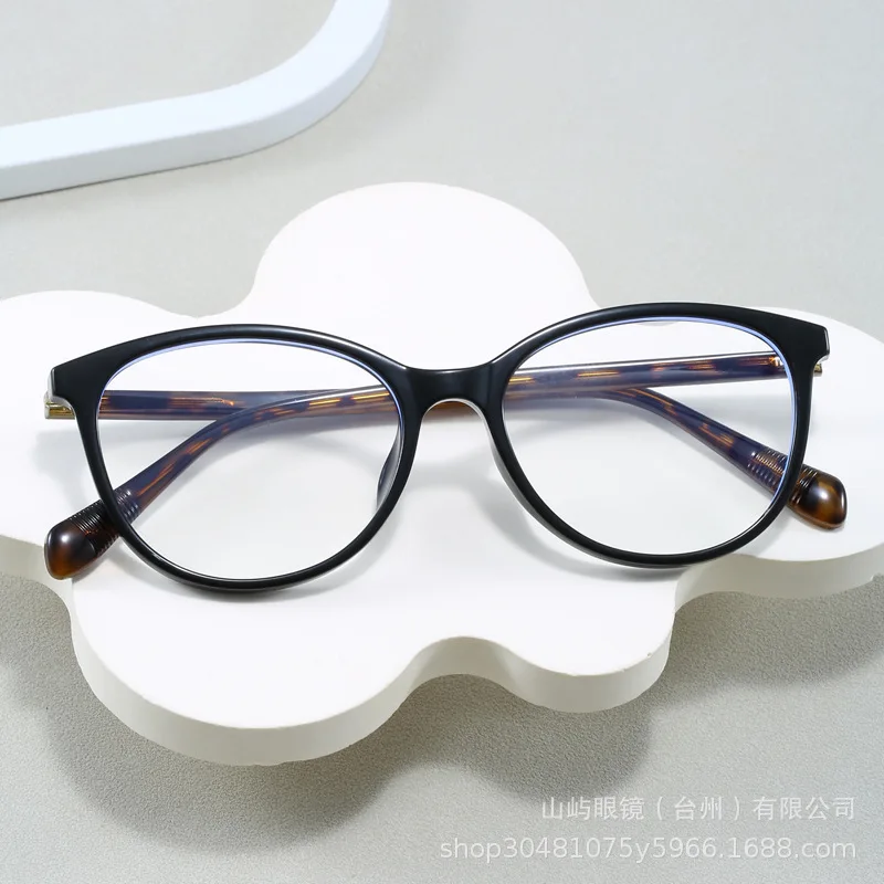 

Новые очки «кошачий глаз» по рецепту, ацетатная оправа, блокирующие синий свет, персонализированный уличный стиль, модный, хит продаж, универсальный