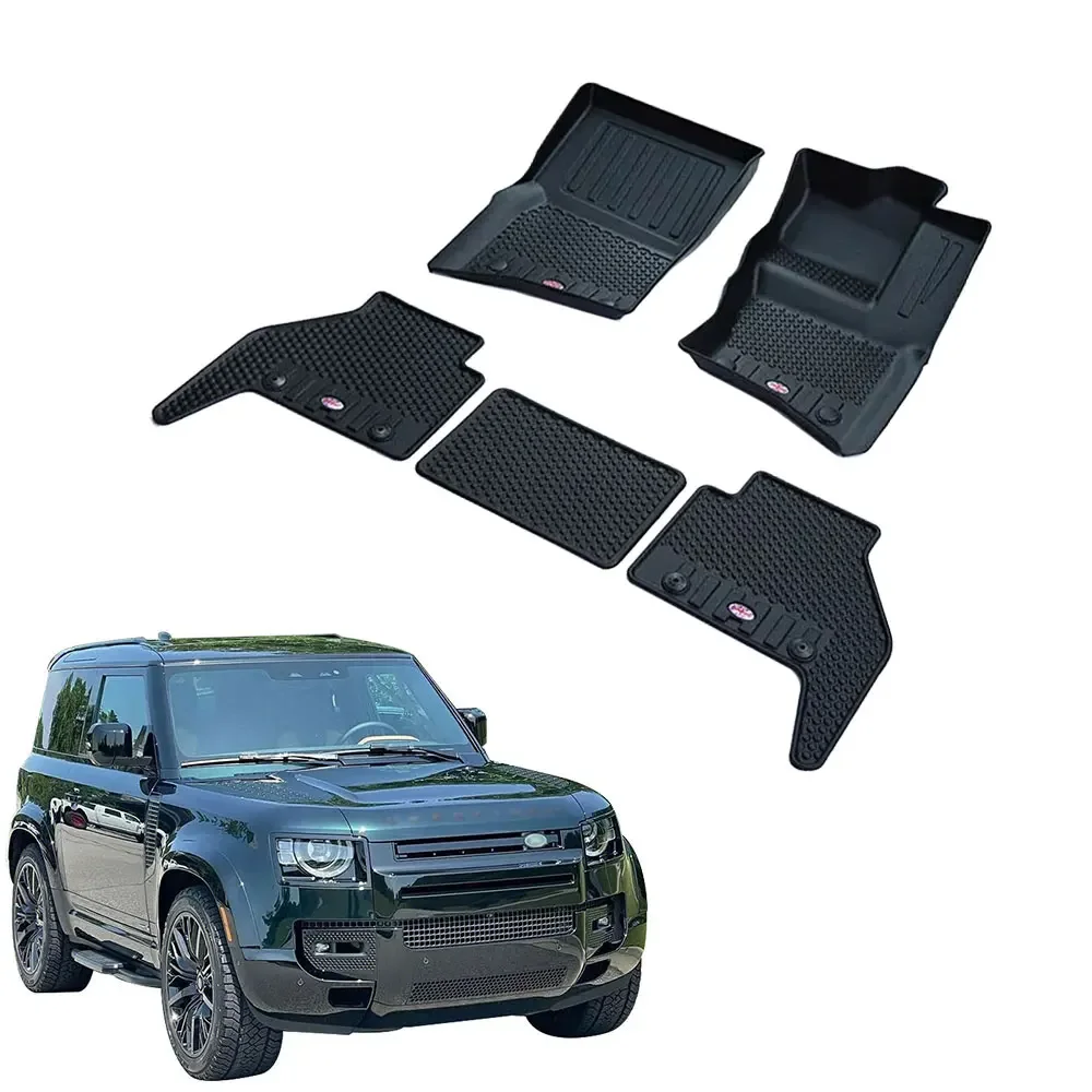 Wholesale Custom Left Right Hand Drive Car Floor Foot Mat Non-slip Floor Mats For Land Rover Defender 110 2020-2023