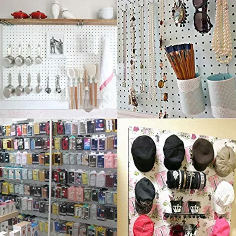 81 ชิ้นตะขออเนกประสงค์ Assortment Heavy Duty Peg Hook องค์กร Wall Storage Shed เครื่องมือ Organizer ผู้ถือเครื่องมือผนังโรงรถ