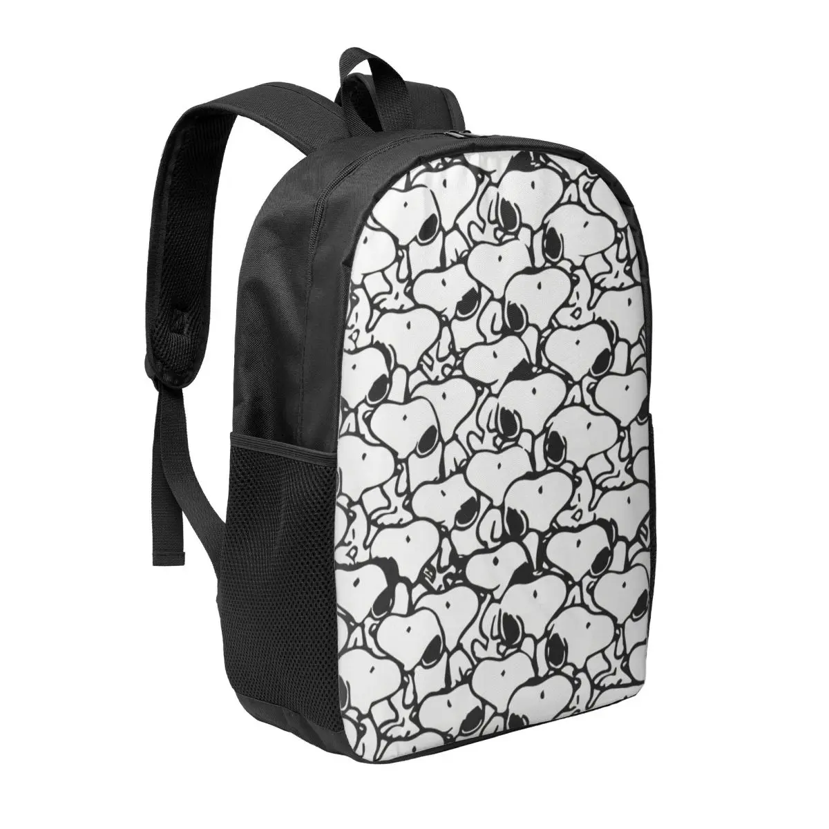 Custom S-Snoopys Anime Pattern Backpacks for Boys Girls College School Travel Bags Women Men Bookbag Fits 15 Inch Laptop