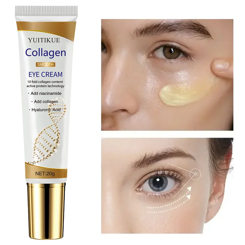 

Collagen-Rich Eye Cream by YUITIKUE - 10 Fold Formula, Smooths Fine Lines & Firms, Fast Absorption, 20g