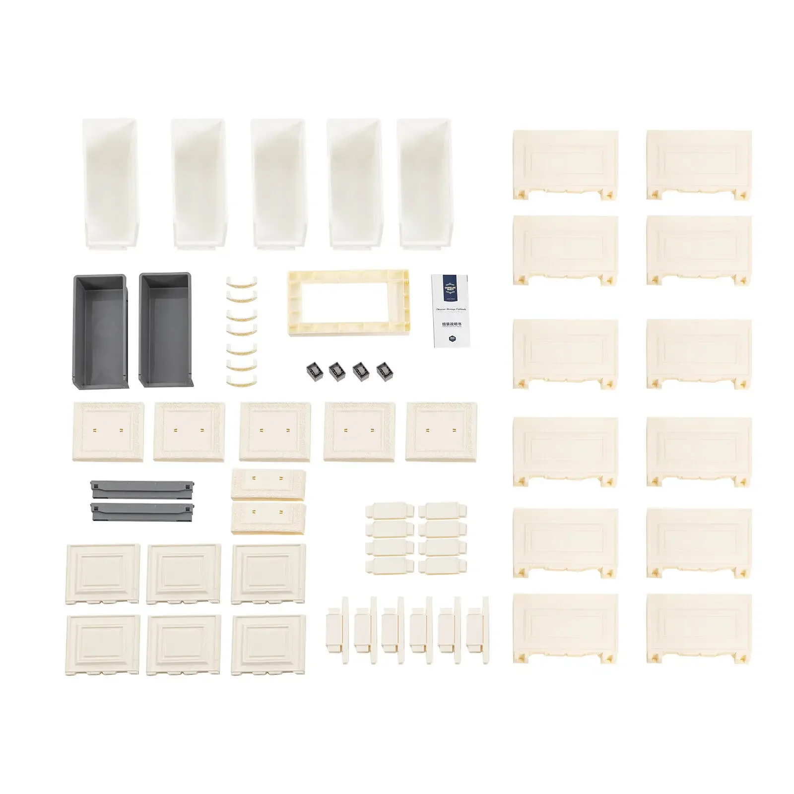 منظم تخزين خزانة أرضية مكون من 7 أدراج، خزانة ضيقة للحمام قائم بذاته لغرفة المعيشة #6