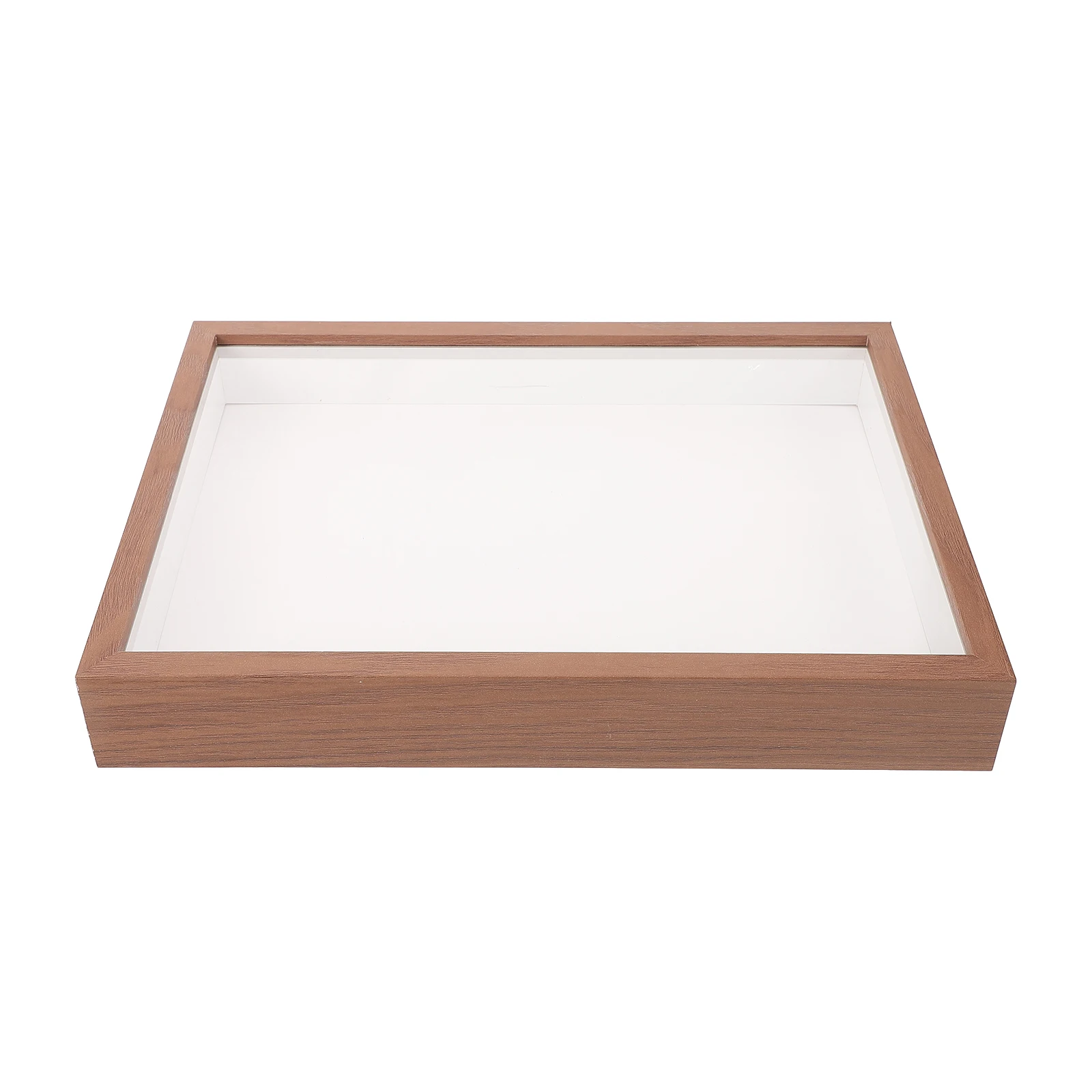 

Flag Storage Box 21x29.7cm Light Brown Wood National Flag Organizer Small Ornament Jewelry Display Case Pin Box for Home Office